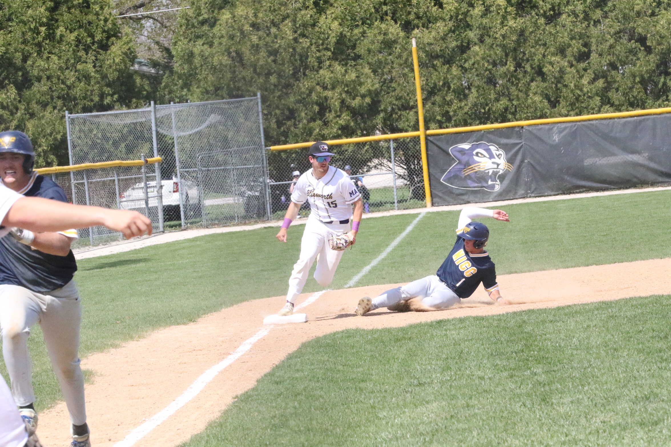 NICC brought a run home to tie the game before ultimately securing a 2–1 victory. Photo by Justin Ites, The Times Citizen.